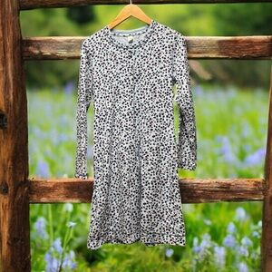 CALIDA blue berry long sleeve night shirt size Small